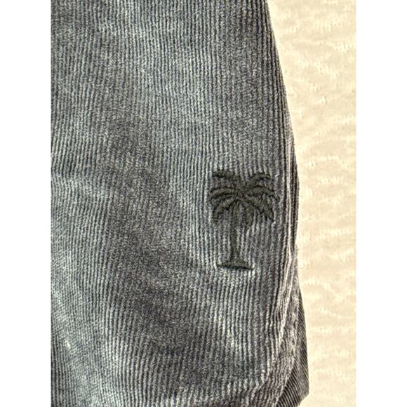 Tommy Bahama Coastline Cord Button Down Shacket Size Medium Black - Picture 6 of 7